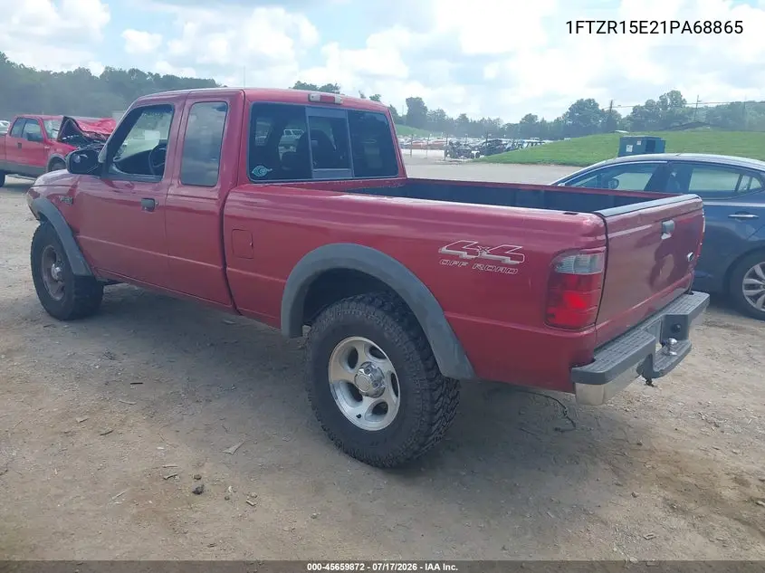 2001 Ford Ranger Edge/Xlt VIN: 1FTZR15E21PA68865 Lot: 45659872