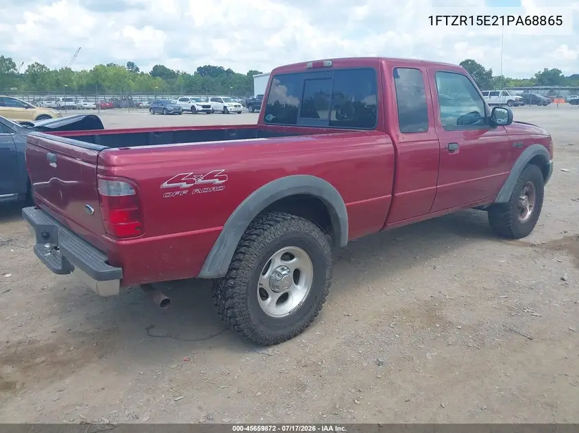 2001 Ford Ranger Edge/Xlt VIN: 1FTZR15E21PA68865 Lot: 45659872