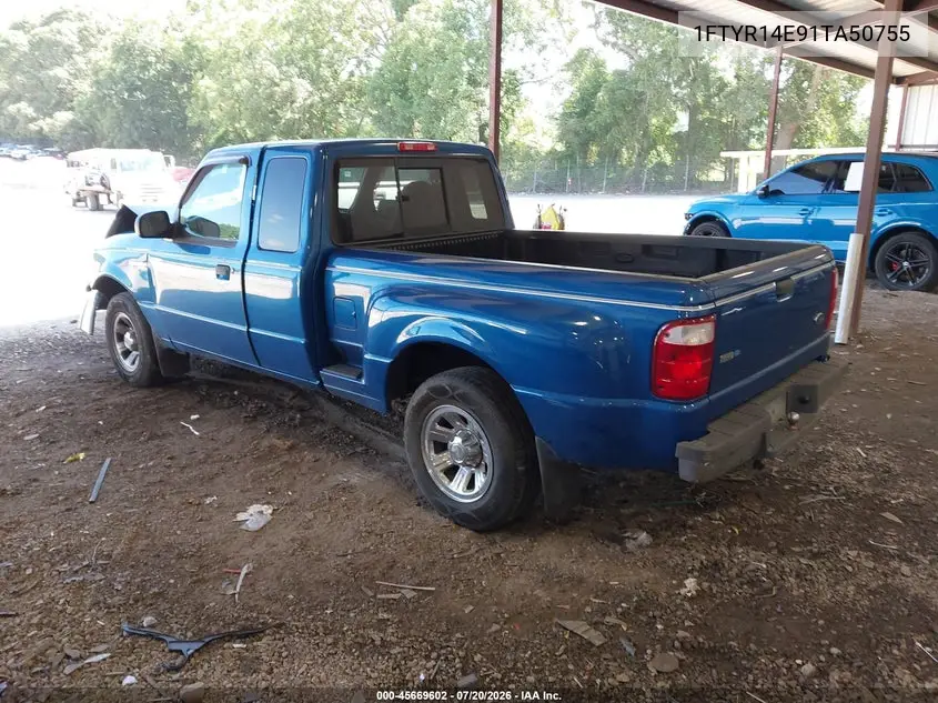 2001 Ford Ranger Edge/Xlt VIN: 1FTYR14E91TA50755 Lot: 45669602