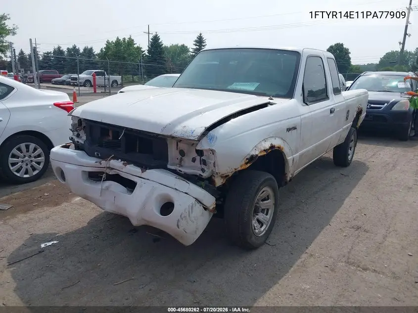 2001 Ford Ranger Edge/Xlt VIN: 1FTYR14E11PA77909 Lot: 45680262