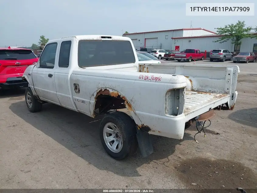 2001 Ford Ranger Edge/Xlt VIN: 1FTYR14E11PA77909 Lot: 45680262