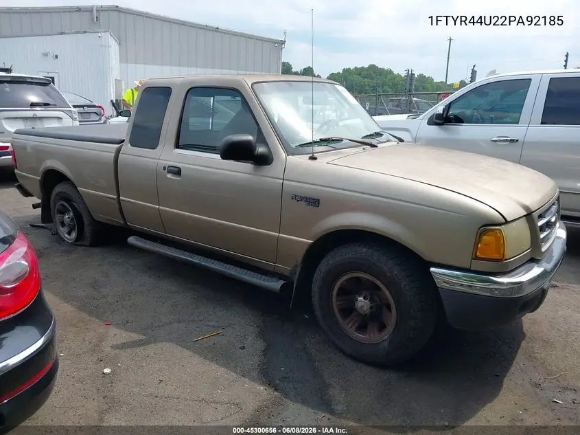 2002 Ford Ranger Edge/Tremor/Xlt VIN: 1FTYR44U22PA92185 Lot: 45300656