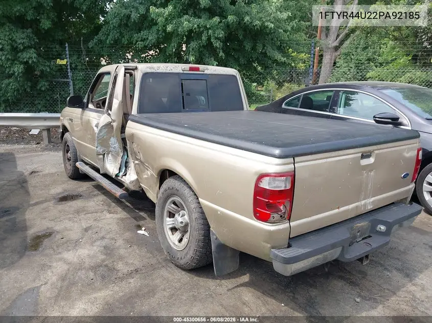 2002 Ford Ranger Edge/Tremor/Xlt VIN: 1FTYR44U22PA92185 Lot: 45300656