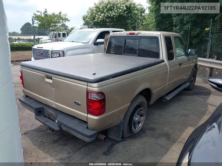2002 Ford Ranger Edge/Tremor/Xlt VIN: 1FTYR44U22PA92185 Lot: 45300656