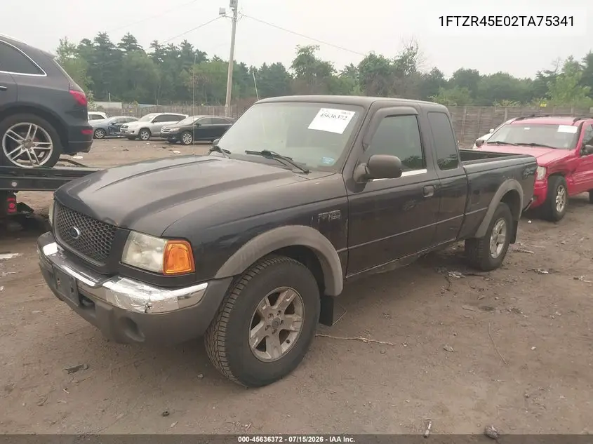 2002 Ford Ranger Edge/Xlt VIN: 1FTZR45E02TA75341 Lot: 45636372