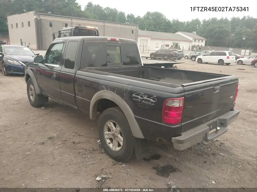 2002 Ford Ranger Edge/Xlt VIN: 1FTZR45E02TA75341 Lot: 45636372