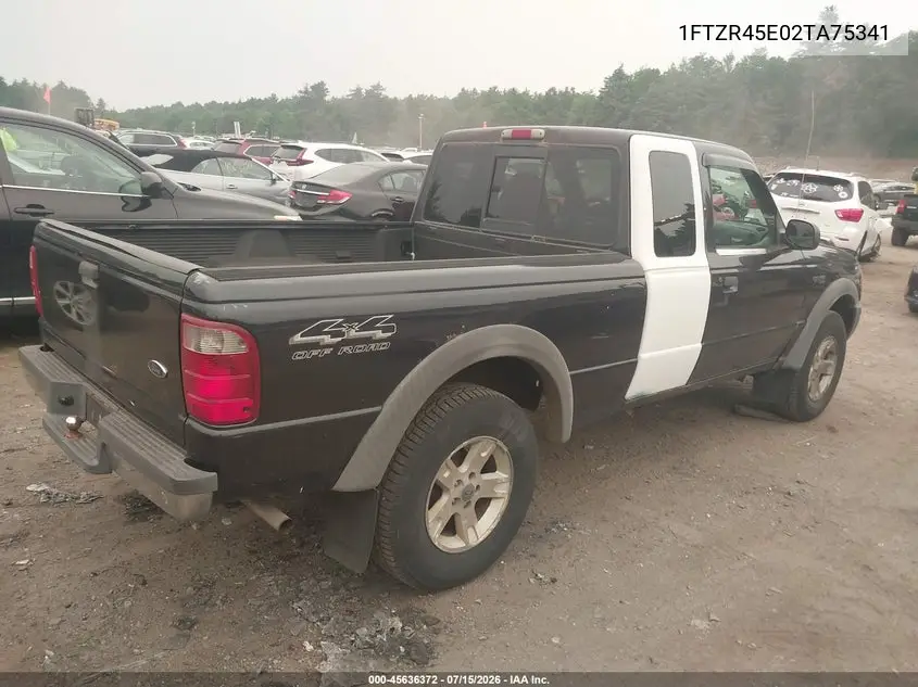 2002 Ford Ranger Edge/Xlt VIN: 1FTZR45E02TA75341 Lot: 45636372