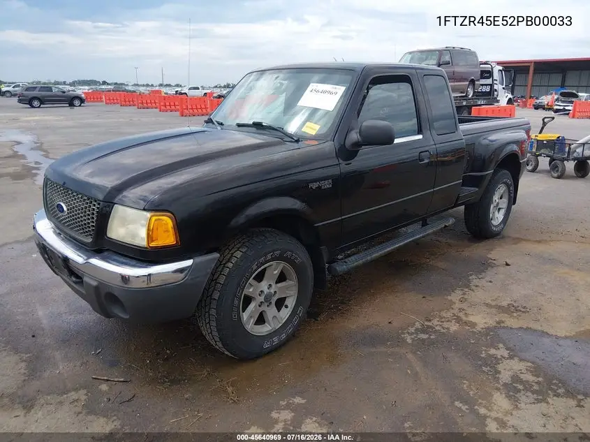 2002 Ford Ranger Edge/Xlt VIN: 1FTZR45E52PB00033 Lot: 45640969