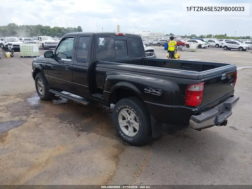 2002 Ford Ranger Edge/Xlt VIN: 1FTZR45E52PB00033 Lot: 45640969