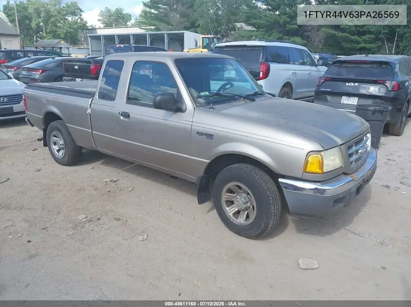 2003 Ford Ranger Edge/Tremor/Xlt VIN: 1FTYR44V63PA26569 Lot: 45611168