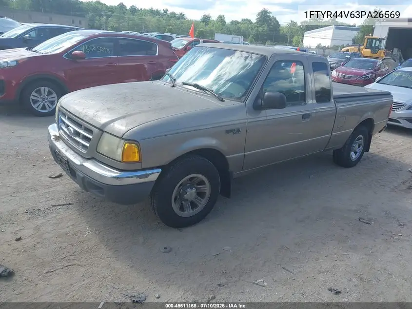2003 Ford Ranger Edge/Tremor/Xlt VIN: 1FTYR44V63PA26569 Lot: 45611168