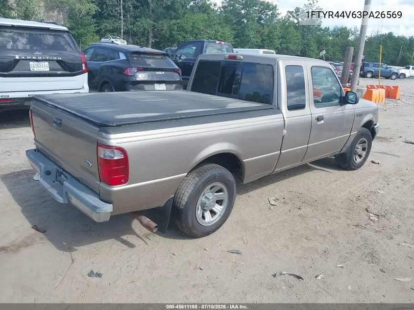 2003 Ford Ranger Edge/Tremor/Xlt VIN: 1FTYR44V63PA26569 Lot: 45611168