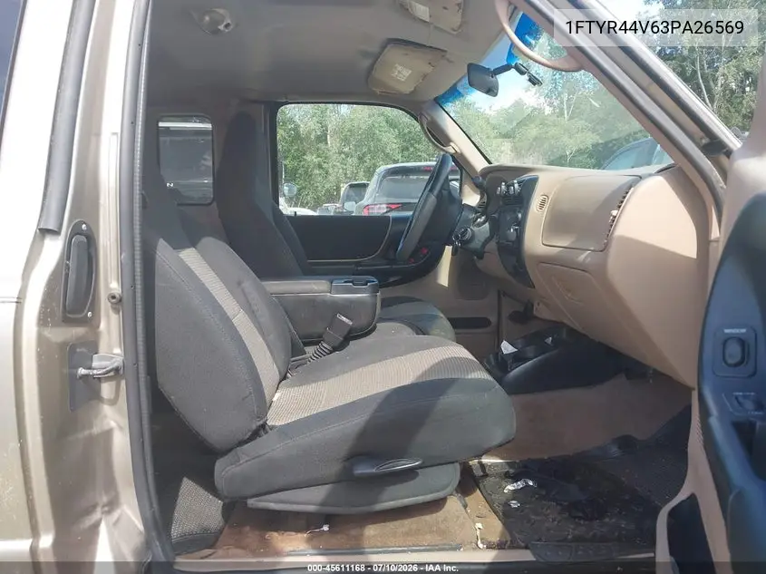 2003 Ford Ranger Edge/Tremor/Xlt VIN: 1FTYR44V63PA26569 Lot: 45611168