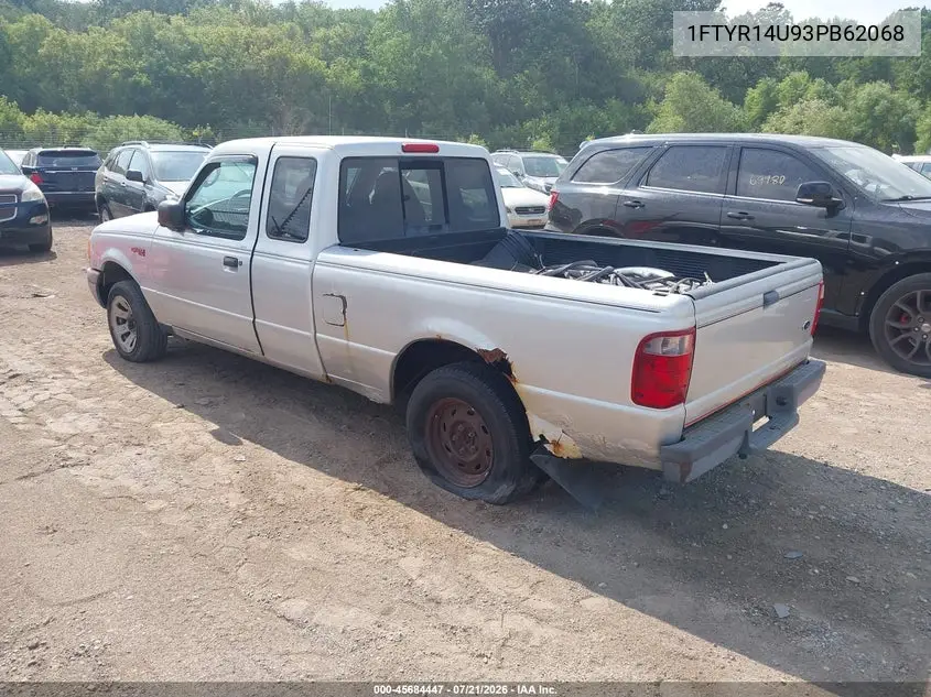 2003 Ford Ranger Edge/Tremor/Xl/Xlt VIN: 1FTYR14U93PB62068 Lot: 45684447