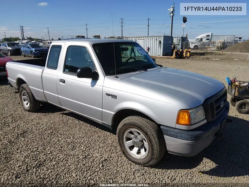 2004 Ford Ranger Edge/Tremor/Xl/Xlt VIN: 1FTYR14U44PA10233 Lot: 45640870