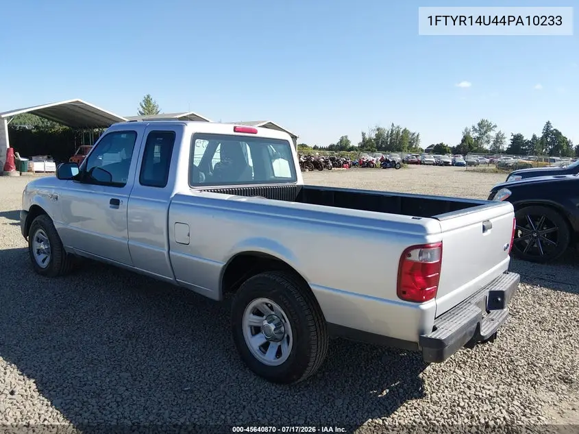 2004 Ford Ranger Edge/Tremor/Xl/Xlt VIN: 1FTYR14U44PA10233 Lot: 45640870