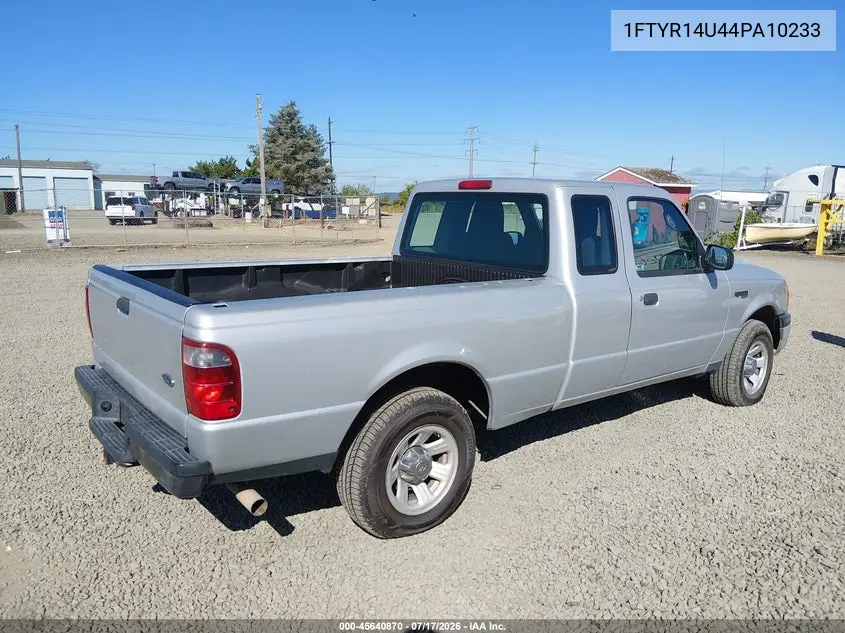 2004 Ford Ranger Edge/Tremor/Xl/Xlt VIN: 1FTYR14U44PA10233 Lot: 45640870