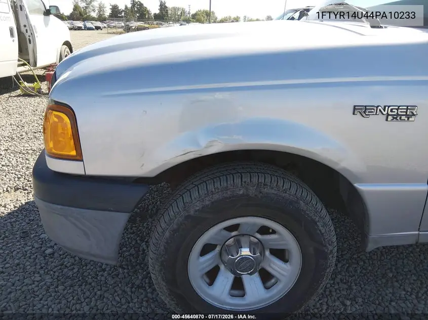 2004 Ford Ranger Edge/Tremor/Xl/Xlt VIN: 1FTYR14U44PA10233 Lot: 45640870