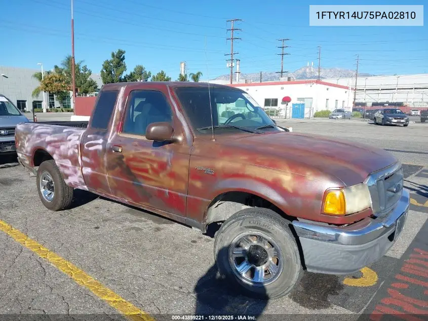 1FTYR14U75PA02810 2005 Ford Ranger Edge/Stx/Xl/Xlt