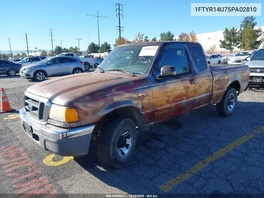 1FTYR14U75PA02810 2005 Ford Ranger Edge/Stx/Xl/Xlt