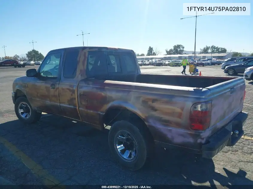 1FTYR14U75PA02810 2005 Ford Ranger Edge/Stx/Xl/Xlt
