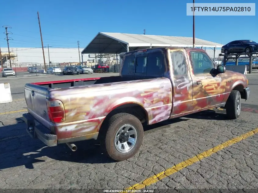1FTYR14U75PA02810 2005 Ford Ranger Edge/Stx/Xl/Xlt