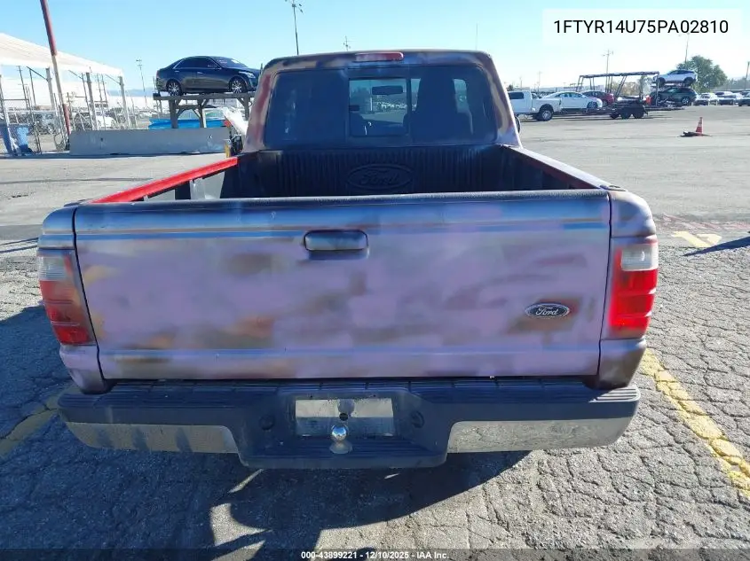 1FTYR14U75PA02810 2005 Ford Ranger Edge/Stx/Xl/Xlt