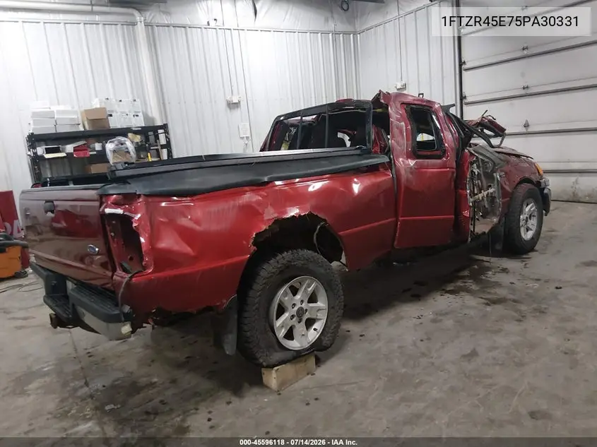 2005 Ford Ranger Edge/Fx4 Level Ii/Fx4 Off-Road/Xlt VIN: 1FTZR45E75PA30331 Lot: 45596118
