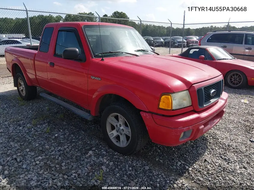 2005 Ford Ranger Edge/Stx/Xl/Xlt VIN: 1FTYR14U55PA30668 Lot: 45669716