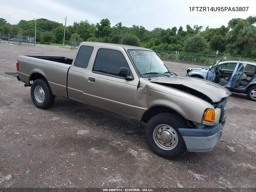 2005 Ford Ranger Edge/Stx/Xl/Xlt VIN: 1FTZR14U95PA63807 Lot: 45681213