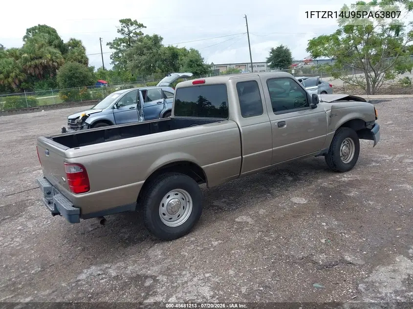 2005 Ford Ranger Edge/Stx/Xl/Xlt VIN: 1FTZR14U95PA63807 Lot: 45681213