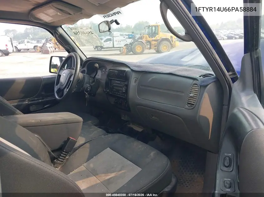 2006 Ford Ranger Sport/Stx/Xl/Xlt VIN: 1FTYR14U66PA58884 Lot: 45640358