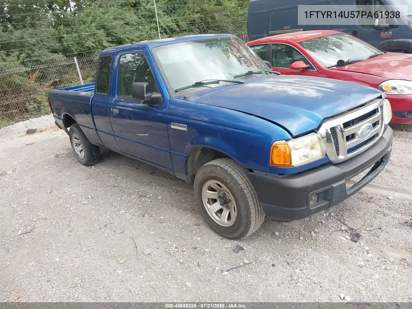 2007 Ford Ranger Sport/Stx/Xl/Xlt VIN: 1FTYR14U57PA61938 Lot: 45688326