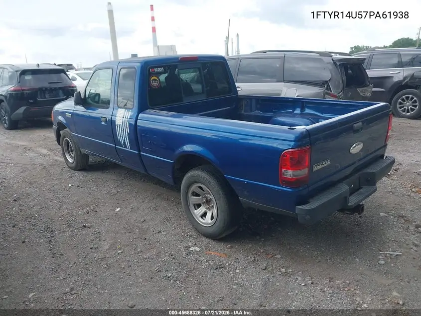 2007 Ford Ranger Sport/Stx/Xl/Xlt VIN: 1FTYR14U57PA61938 Lot: 45688326