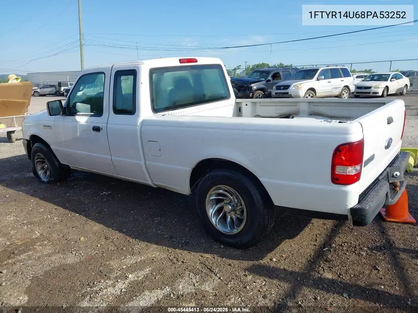 2008 Ford Ranger VIN: 1FTYR14U68PA53252 Lot: 45445413