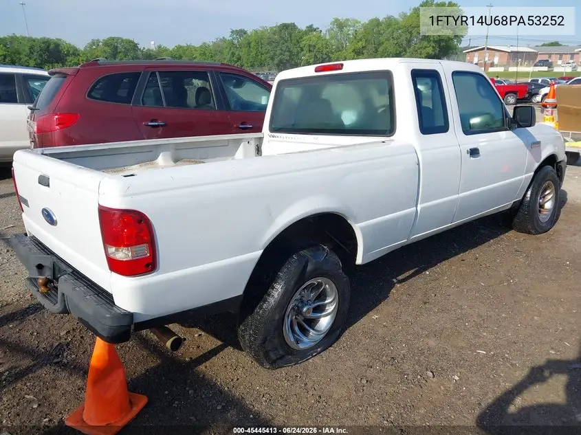 2008 Ford Ranger VIN: 1FTYR14U68PA53252 Lot: 45445413