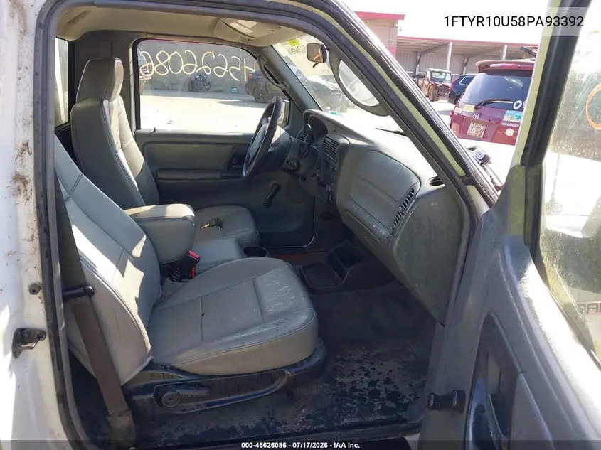 2008 Ford Ranger Xl VIN: 1FTYR10U58PA93392 Lot: 45626086