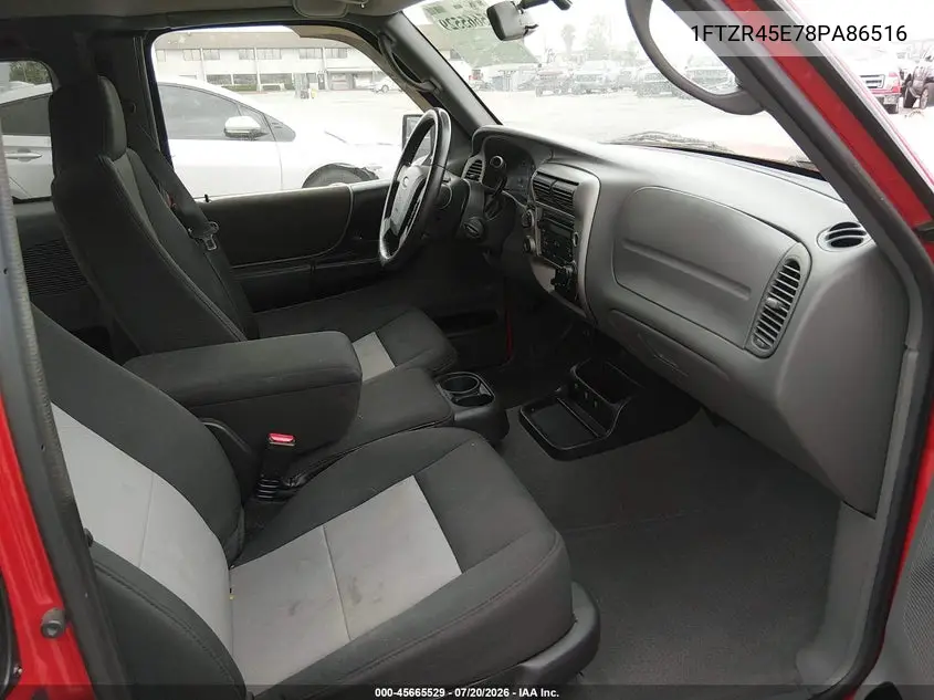 2008 Ford Ranger Fx4 Off-Rd/Sport/Xlt VIN: 1FTZR45E78PA86516 Lot: 45665529