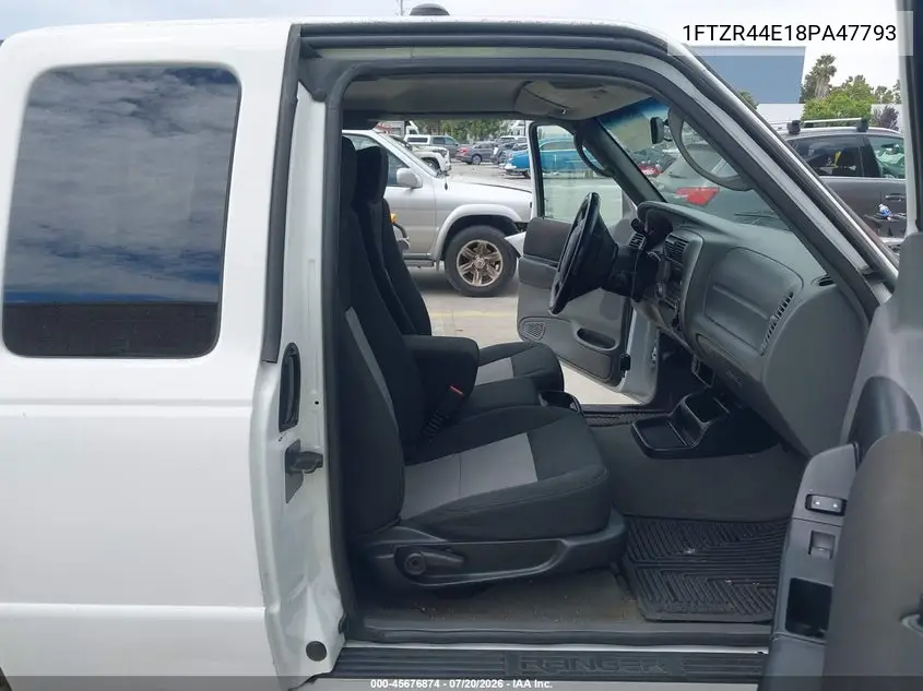 2008 Ford Ranger Xlt VIN: 1FTZR44E18PA47793 Lot: 45676874
