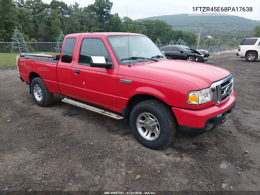 2008 Ford Ranger Xlt VIN: 1FTZR45E68PA17638 Lot: 45687787
