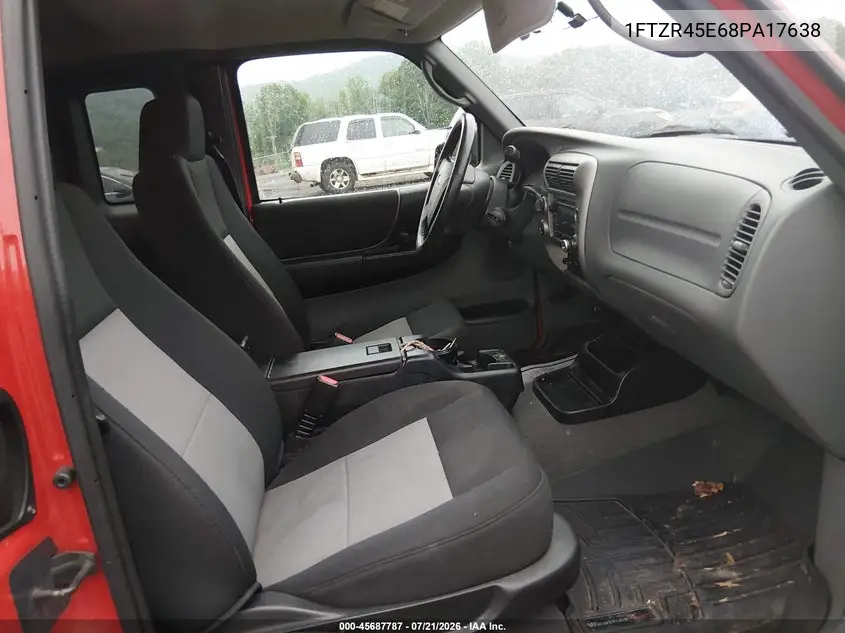 2008 Ford Ranger Xlt VIN: 1FTZR45E68PA17638 Lot: 45687787