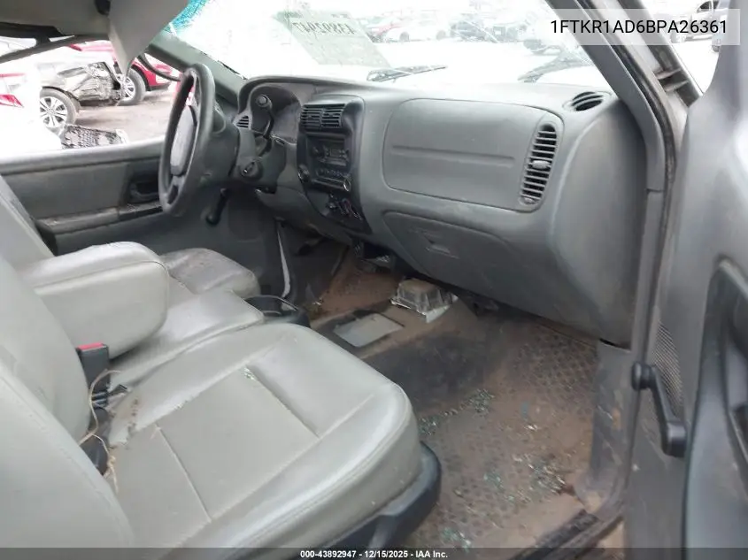 1FTKR1AD6BPA26361 2011 Ford Ranger Xl