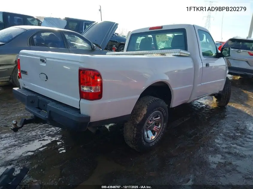 1FTKR1AD9BPB20279 2011 Ford Ranger Xl