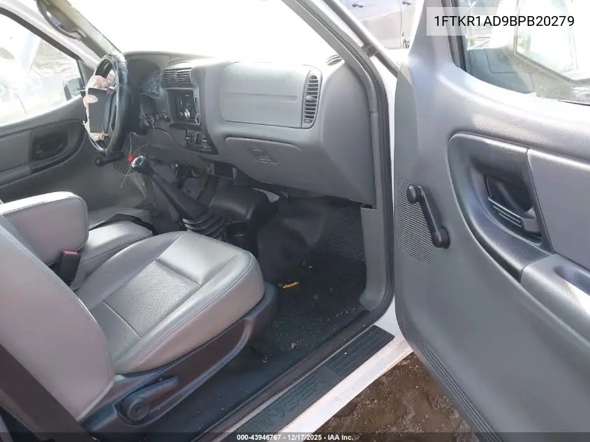 1FTKR1AD9BPB20279 2011 Ford Ranger Xl