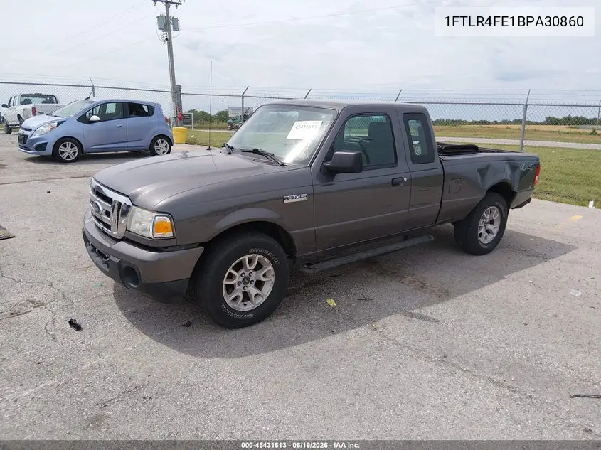 2011 Ford Ranger Super Cab VIN: 1FTLR4FE1BPA30860 Lot: 45431613