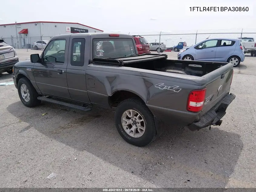 2011 Ford Ranger Super Cab VIN: 1FTLR4FE1BPA30860 Lot: 45431613