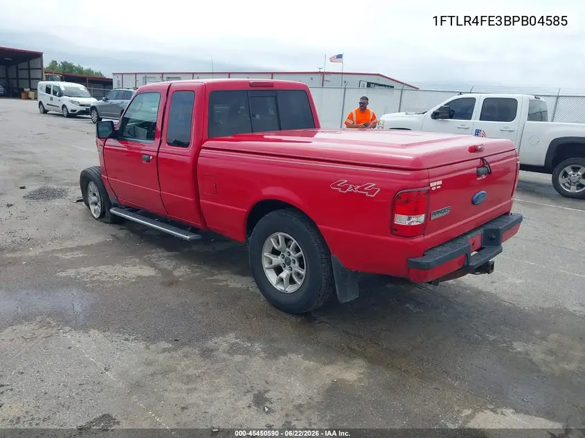 2011 Ford Ranger Sport/Xlt VIN: 1FTLR4FE3BPB04585 Lot: 45450590