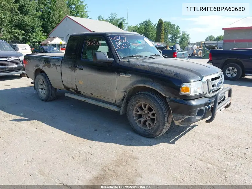 2011 Ford Ranger Xlt VIN: 1FTLR4FE6BPA60680 Lot: 45623501