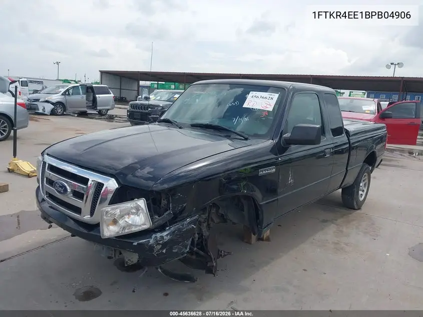 2011 Ford Ranger Xlt VIN: 1FTKR4EE1BPB04906 Lot: 45636628