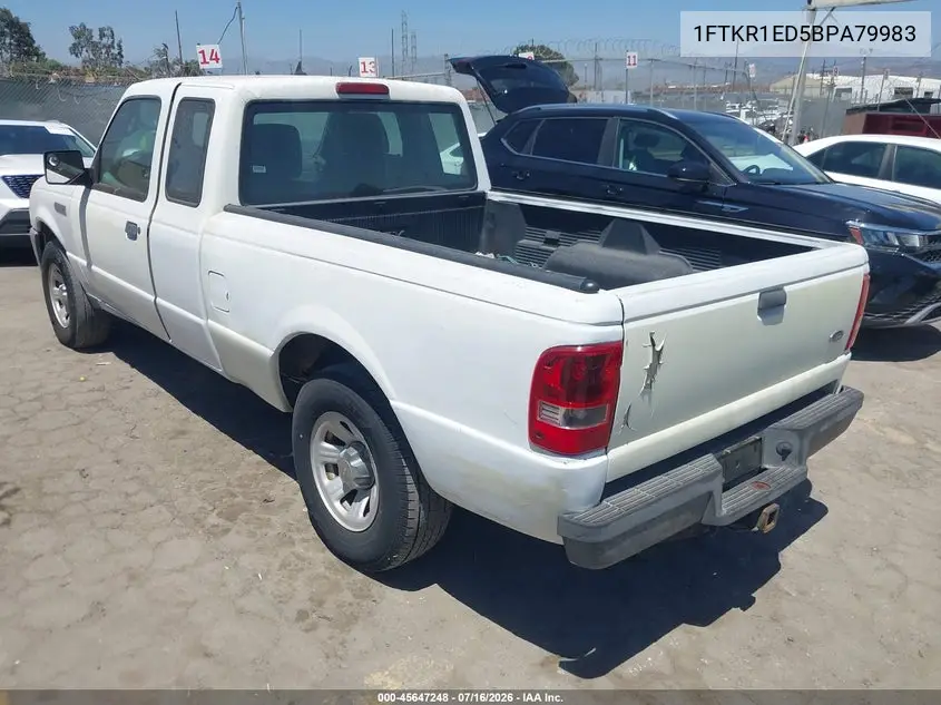 2011 Ford Ranger Super Cab VIN: 1FTKR1ED5BPA79983 Lot: 45647248